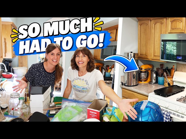 Total Kitchen DECLUTTER and ORGANIZATION!