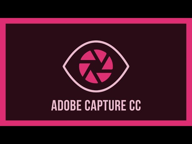 Adobe Capture CC Explainer