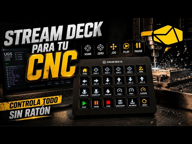 I set up a Stream Deck for my CNC (and this is how I configure the macros)