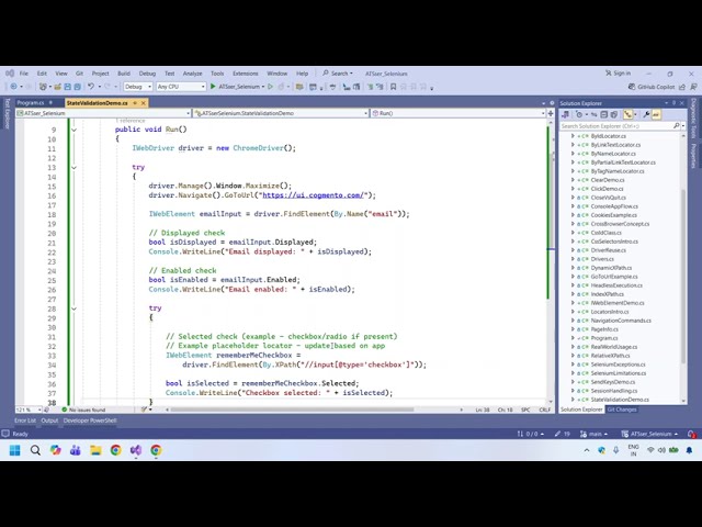 Displayed Enabled Selected in Selenium | Validate Element States