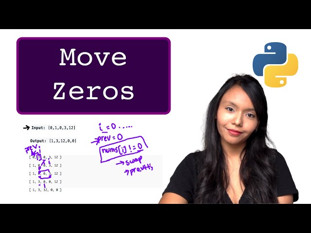 Move Zeros Python Leetcode 283