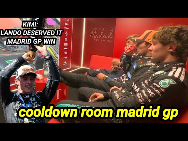 COOLDOWN ROOM MADRID GP 2026 | Kimi Antonelli Wins But Says Norris Deserved It
