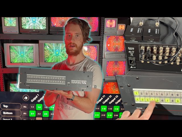 How to Make a CRT Video Wall Matrix - Tutorial