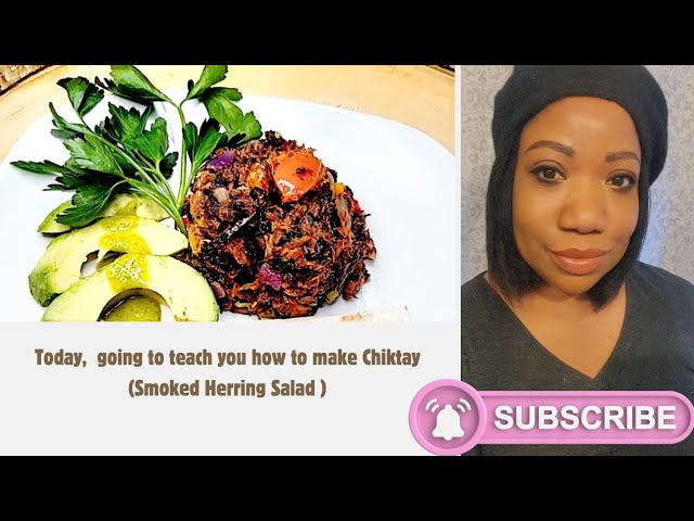 Learn to make Chiktay (Smoked Herring Salad) with me‼️ #Chiktay #smokedherring #haitianfood