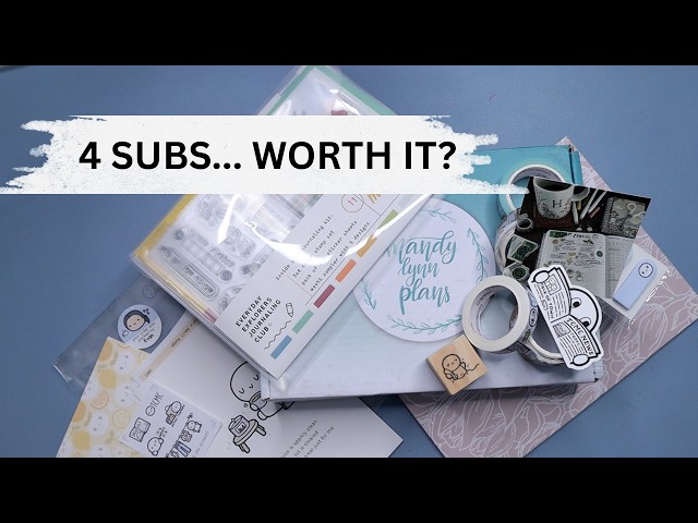 Every Subscription Box I Get for Planning & Journaling (Opening ALL of Them)