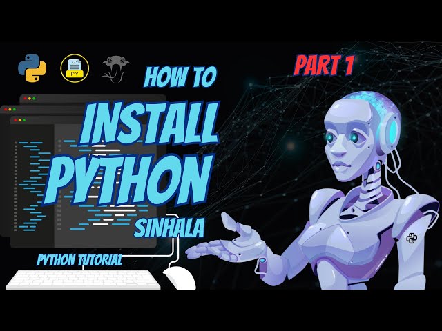 How to Install Python Part 1  free pycham 2023 sinhala
