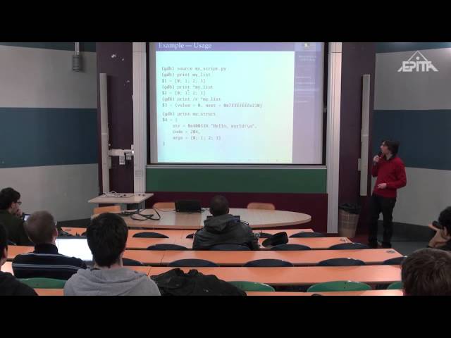 Introduction à GDB Python, Pierre-Marie de Rodat, LSE Winter Day 2013