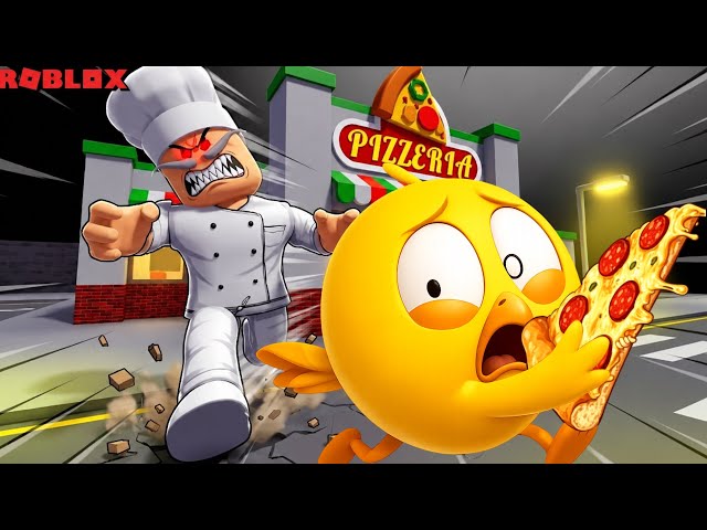 Chicky Plays : ESCAPES PAPA PIZZA’S PIZZERIA! - Where's Chicky? ROBLOX