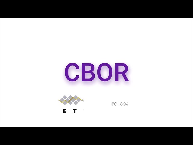 Comprendre le codage CBOR ⚙️ MOOC PLIDO