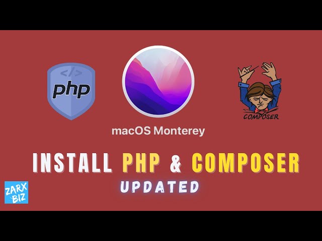 Install php and composer in macos monterey [ Updated 2022 ][ 100% Working ]