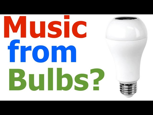 Feit Electric LED Speaker + Bulb Bluetooth Music iPhone or Android 60 Watt light bulb