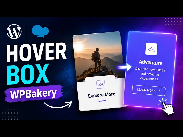 How To Use the Hover Box Element of the WPBakery WordPress Page Builder Plugin?