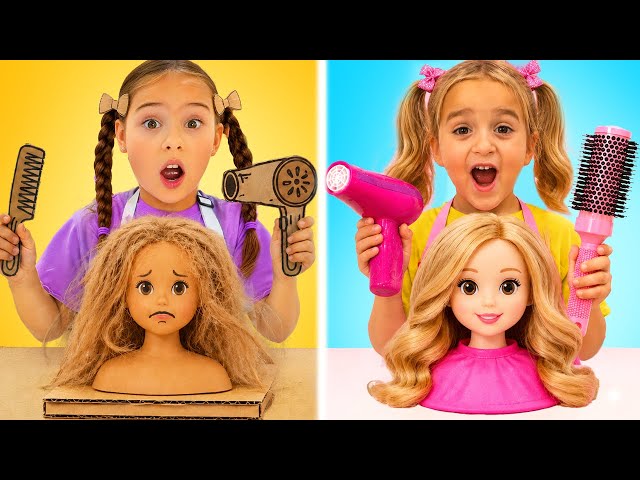 Alice and Mia Open a Home Beauty Salon!