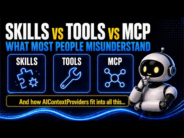 Skills vs Tools vs MCP (What most people misunderstand)