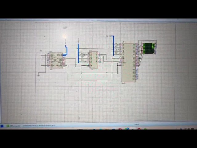 Microprocessor CEP proteus simulation 