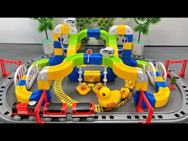 8-Minutes of Satisfying Magnetic Track Toy Train Unboxing | ASMR