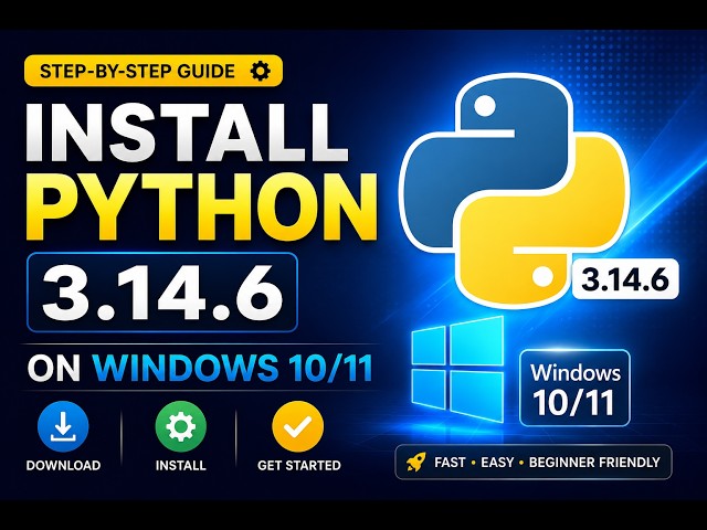 Install Python 3.14.6 on Windows | Step by Step Tutorial | 2026