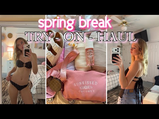 spring break trip 2026 TRY-ON-HAUL! 