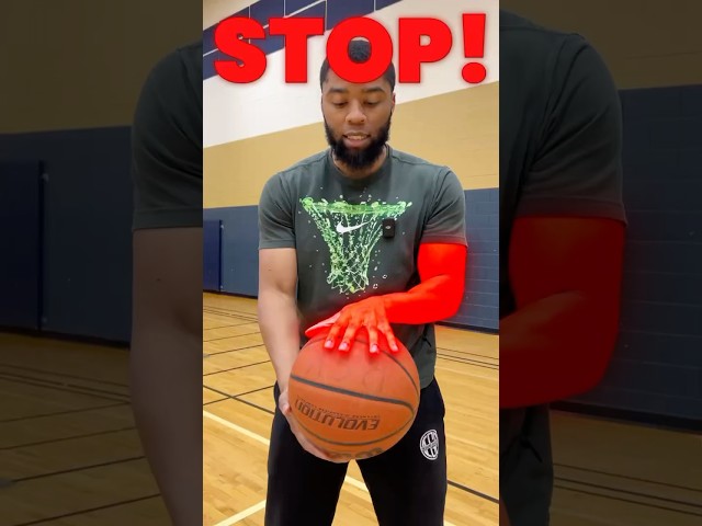 STOP Putting Your Hand HERE When Shooting the Basketball ❌