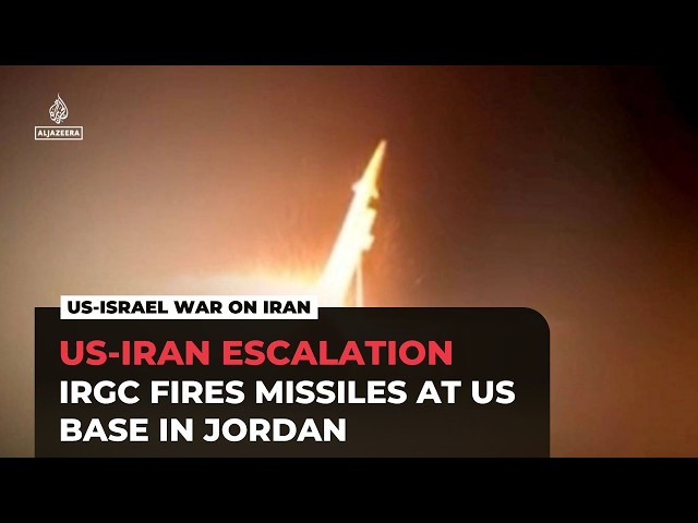 Iran’s IRGC claims ballistic missile attack on US military base in Jordan