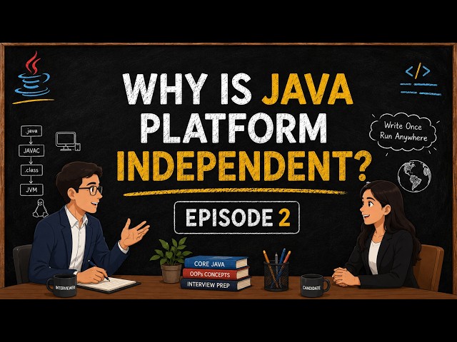 Why is Java Platform Independent? | Java Interview Question | Core Java #shorts @JavaSpringCoding