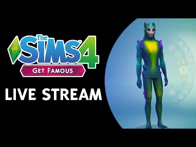The Sims 4 Get Famous: Acting & CAS Live Stream (October 26th, 2018)