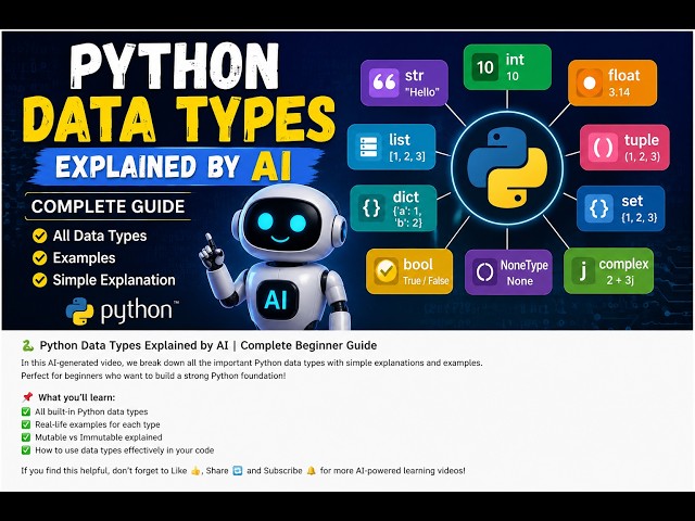 🤖 AI Explains Python Data Types