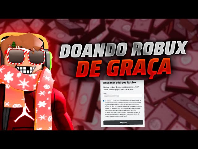 🔥ROBUX SORTEIO🎁ROBUX GRÁTIS ROBLOX AO VIVO | (DOANDO ROBUX) PARTICIPE AGORA!