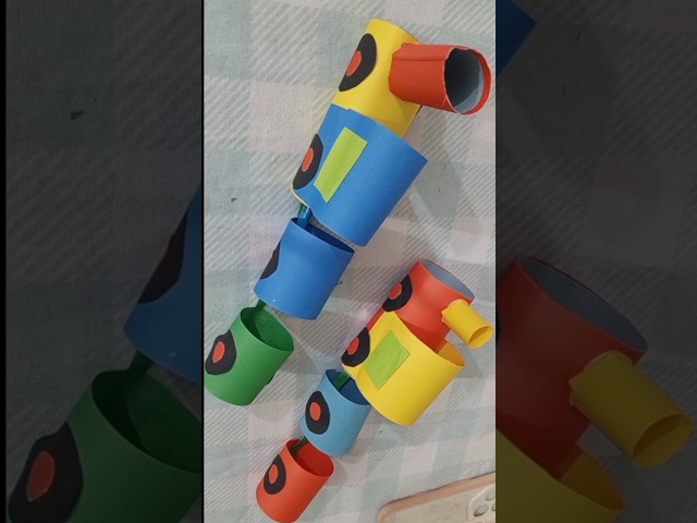 How To Make A Paper Train #how to make a train with paper #paper train #paper crafts .