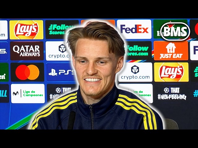 ODEGAARD: “I DON’T KNOW WHERE THAT’S COMING FROM!” 👀 Atletico Madrid v Arsenal