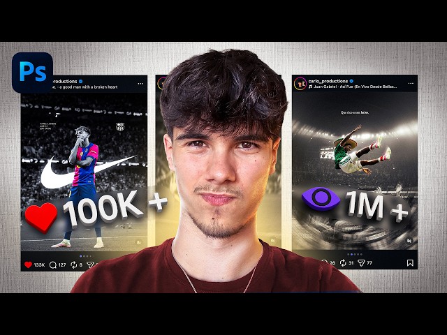 Create VIRAL Sports Posters In Minutes | Sports Graphic Design Tutorial