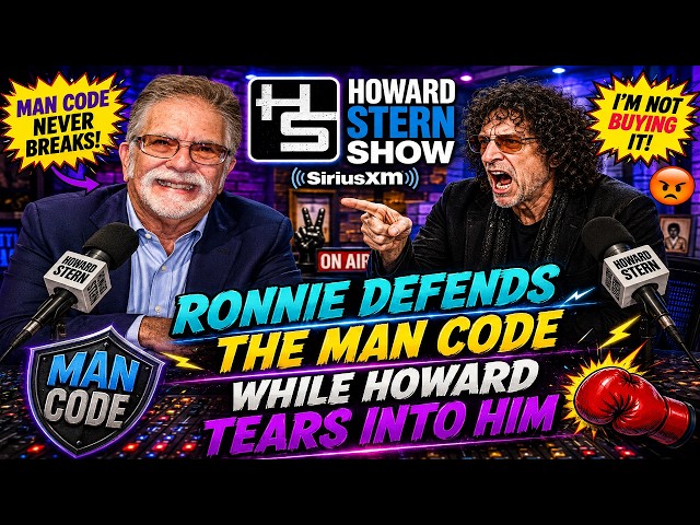 Ronnie Defends the Man Code While Howard Tears Into Him 🔥⚡ - Howard Stern Show 2026