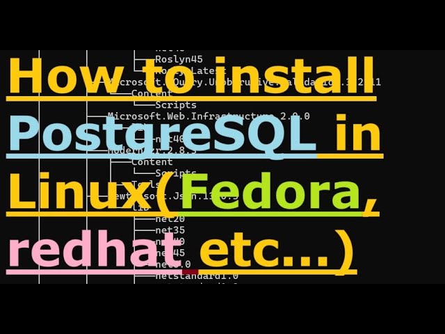 How to install PostgreSQL in Linux