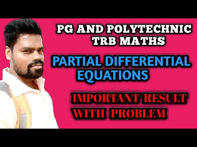PG TRB/POLYTECHNIC TRB MATHS