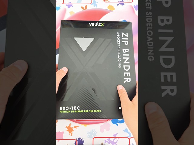 The VaultX 4-pocket binder #pokemon #viral #2025