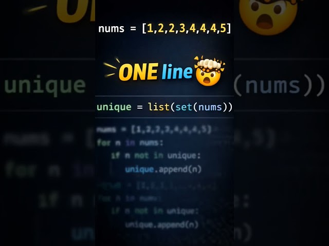 “This Python Line Deletes 90% of Your Code 😱”