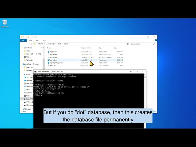 SQLite install and introduction