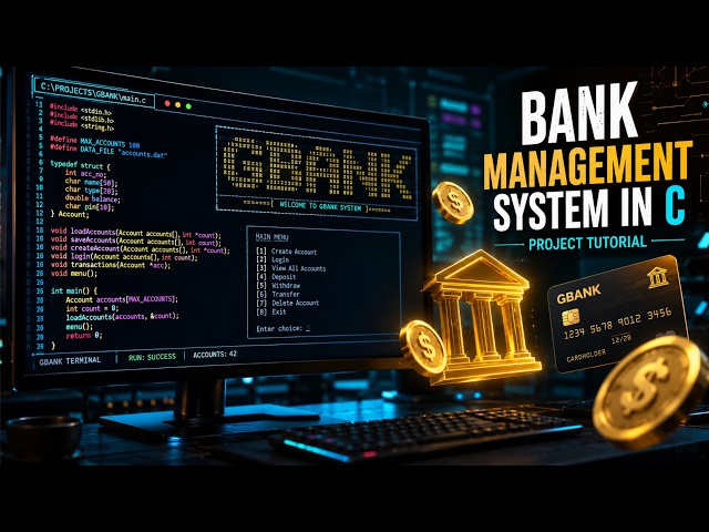 C Programming Project: Bank Management System with File Handling (CSE 103) First year project