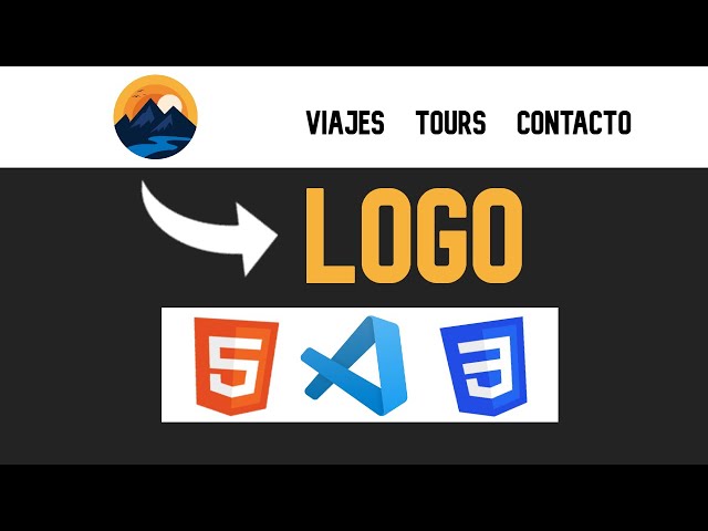 👉How to Put a LOGO in an HTML MENU