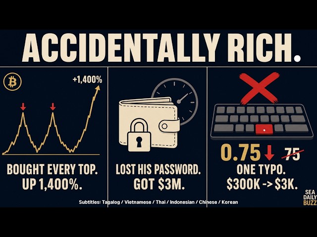 【Multi SUB】Bought Every Top: +1,400%. Forgot Password: $3M. Mistyped 0.75: $250K Gone.