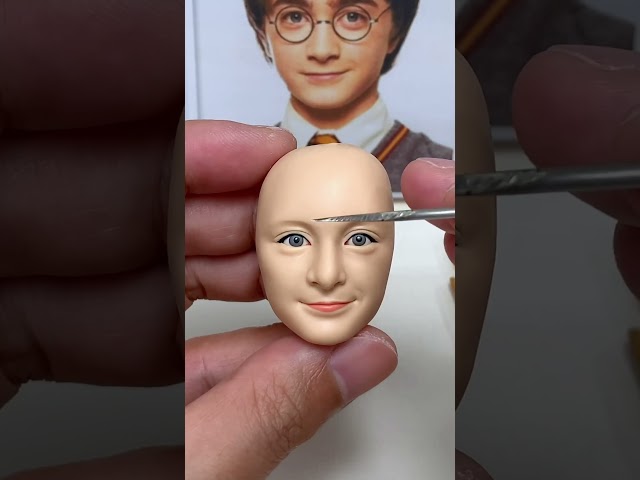 Clay Artisan JAY ：Harry Potter's head made from polymer clay, sculpture timelapse