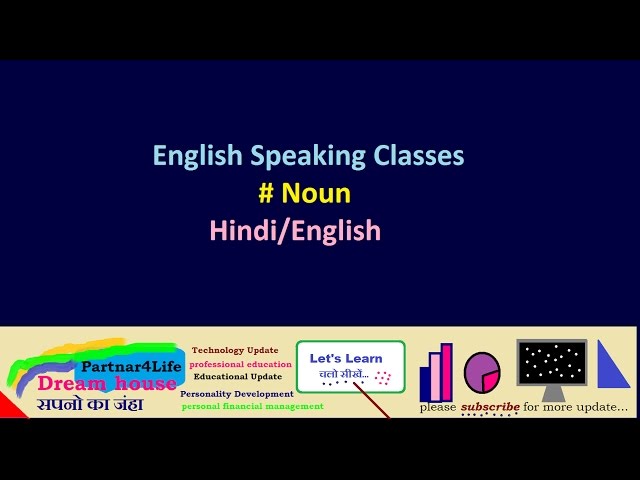 # What is Noun ?  English Speaking Classes | by Partner4life