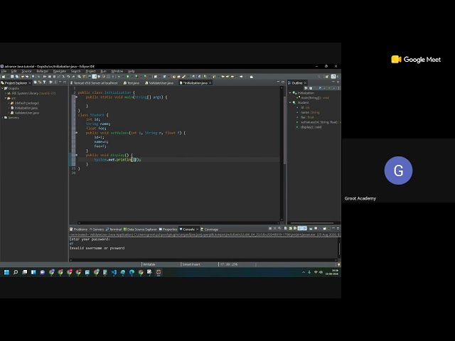 Java live class initialzation of instance variable using method