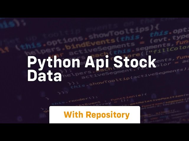 python api stock data