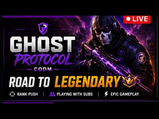 🔴 Road to Legendary | COD Mobile Live(Ghost protocol codm).#codmlive #callofduty (Portrait)