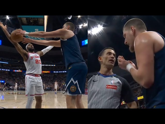 Nikola Jokic knew a rule that the ref didn't and couldn’t believe it wasn't called