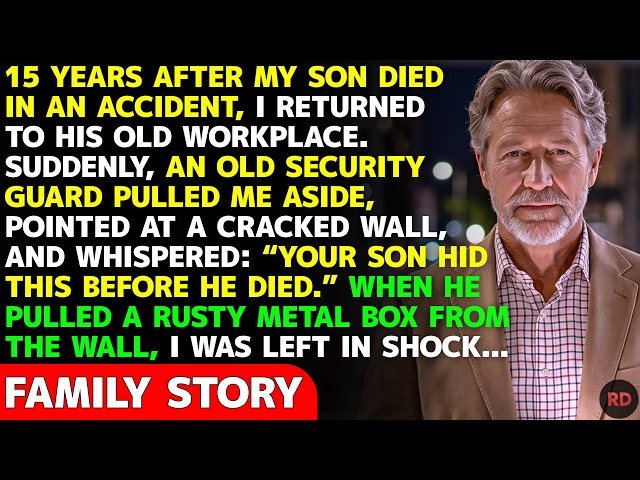 15 Years After My Son Died, A Security Guard Told Me: “Your Son Hid This Inside The Wall…”