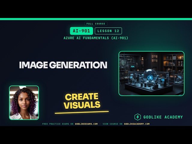 AI-901 Azure AI Fundamentals Lesson 12: Image Generation Explained Fast