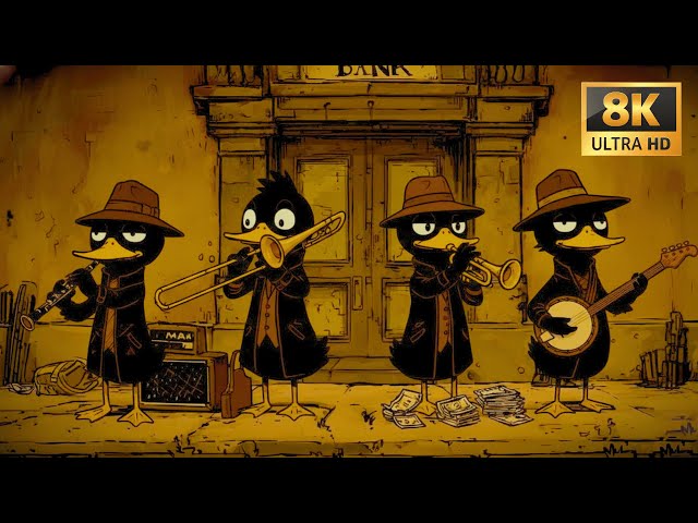 City Window Study — Soft Swing Noir Jazz with Warm Bass | Reading, Writing, Coding Focus On