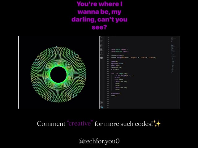 Watch Python Turn Code Into Art!✨
